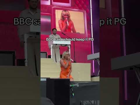 Sabrina Carpenter's Nonsense Outro For Bbc Radio 1'S Big Weekend Luton