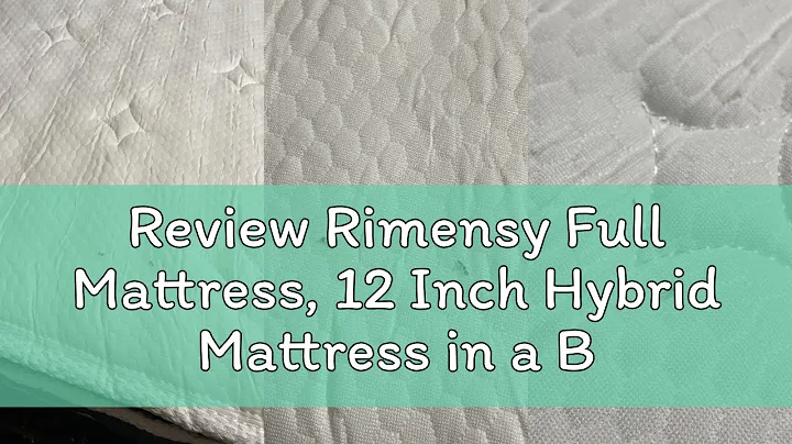 Review Rimensy Full Mattress, 12 Inch Hybrid Mattress in a Box, Gel Memory Foam Mattress, Individual