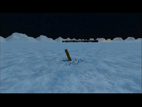 Polar Express Ice Lake Scene Reanimated in Roblox