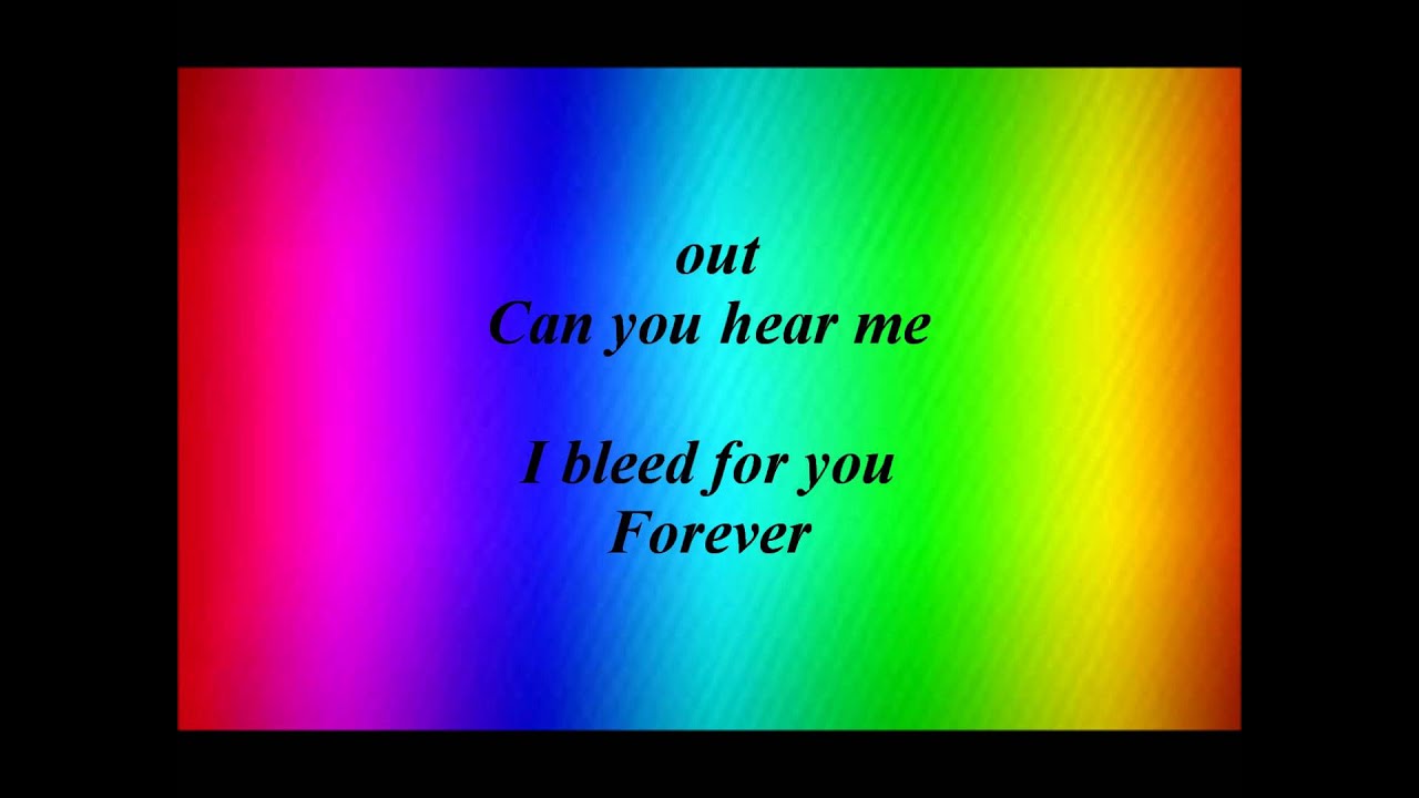 Black Veil Brides Die For You (Lyrics} YouTube