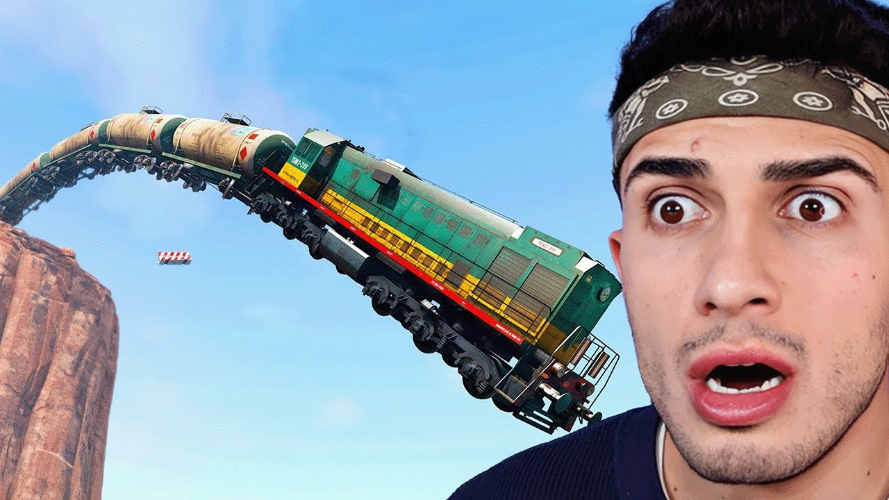 DEV UÇURUMDAN YUVARLANAN TRENLERE TEPKİ!