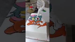 tom& Jerry drawing cake