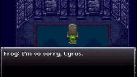 Chrono Trigger - Frog Farewells Cyrus