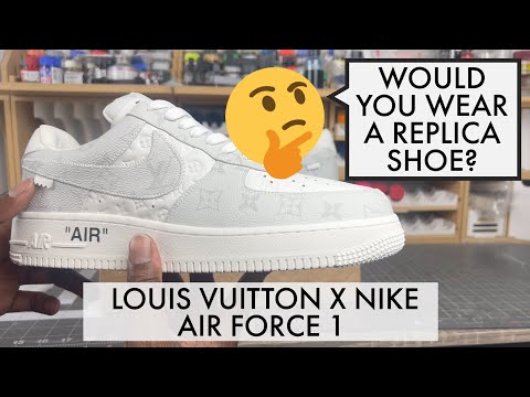 Fake Louis Vuitton x Nike Air Force 1s Are Already Out There