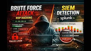 Brute Force RDP Attack: Simulation &amp; Detection dengan Splunk SIEM