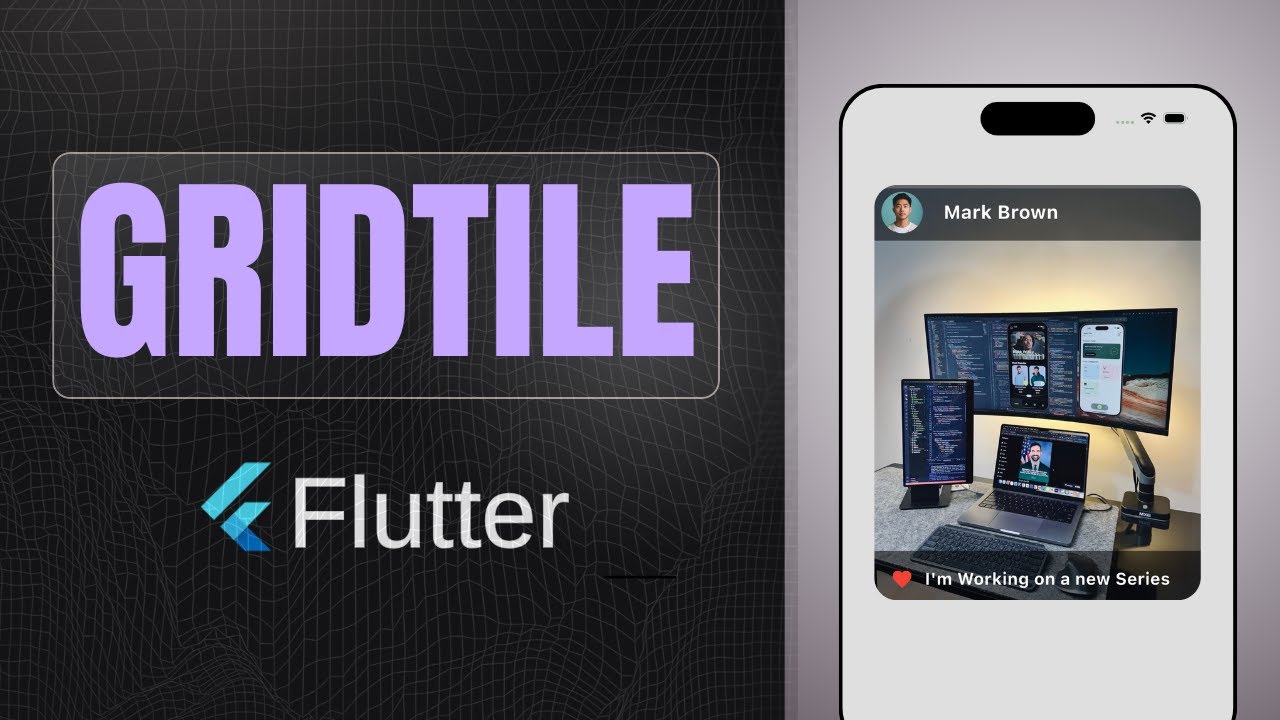 GridTile widget | Flutter - YouTube