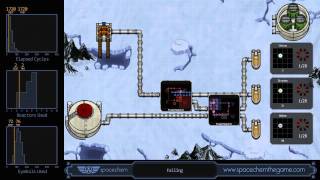 SpaceChem Challenge Falling 1720 Cycles