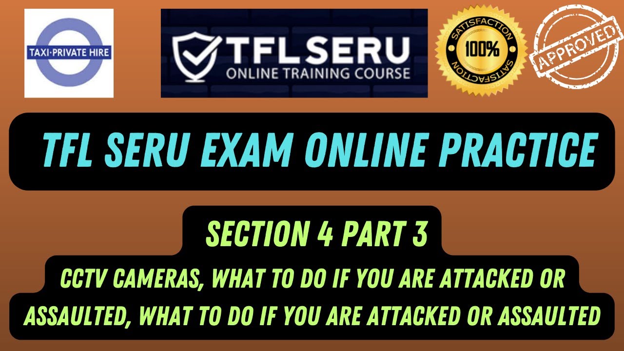 ⁣TFL SERU Test: Section 4  Part 3 - Free TfL SERU Practice Questions | tfl seru exam