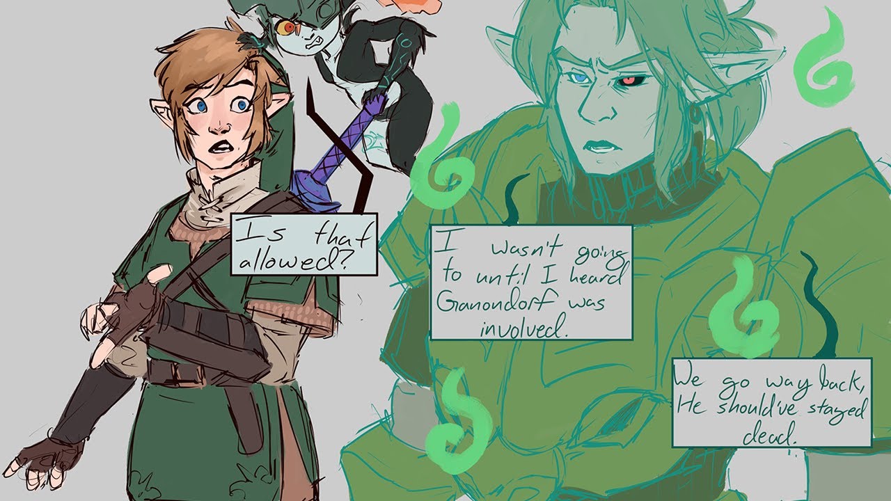 The Hero's Shade learns about Ganondorf - YouTube