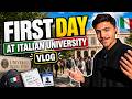 My First Day at University in Italy 🇮🇹 | Student Life in Pisa | University of Pisa | Pisa City