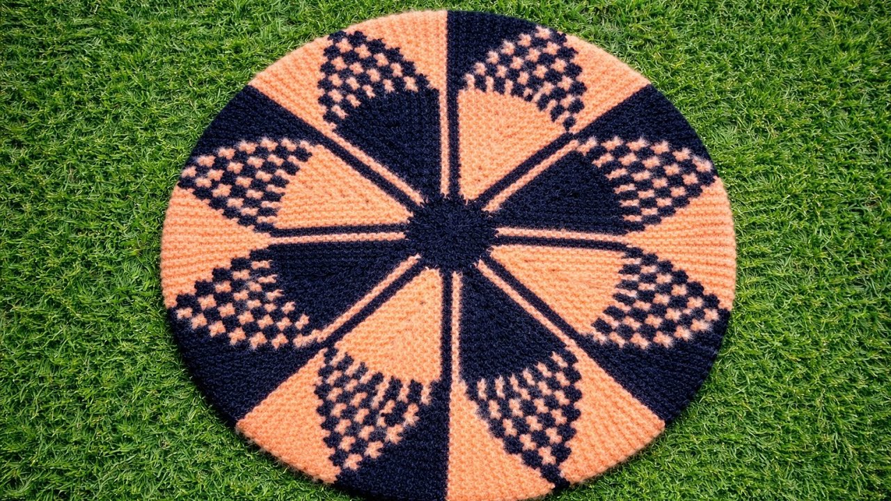 साडी चुन्नी या ऊन से बनाएं नए डिजाइन का डोर मैट #paidan #thalposhkashebanaye #newdoormatdesign 