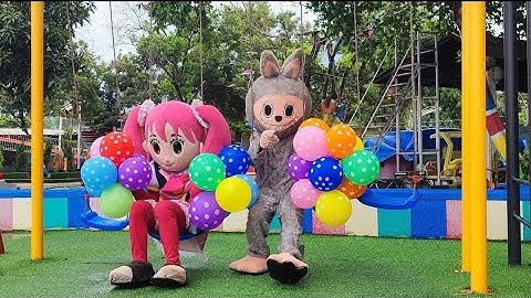 LAGU BALONKU ADA LIMA 2025 ! LAGU ANAK AYAM PIYIK PIYIK VERSI BADUT LUCU DAN ONDEL ONDEL LABUBU!