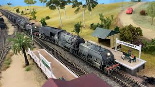 Nswgr Double Headed Garratts On The Kmr. Rare.