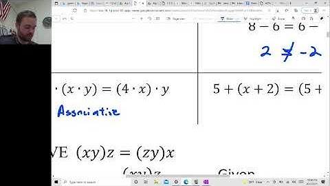 Lesson 1.3: Algebraic Properties