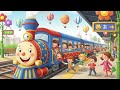 The Little Train Says Choo Choo 🚆 | Fun Kids Nursery Rhymes &amp; Songs