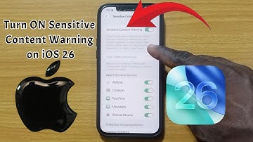 How to Turn Sensitive Content Warning on iOS 26 #ios26