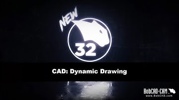 BobCAD CAM V32 Getting Started CAD: Dynamic Drawing
