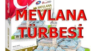 Mevlânâ Celâleddîn-I Rûmî Türbesi 3-D Puzzle - Maket Yapımı