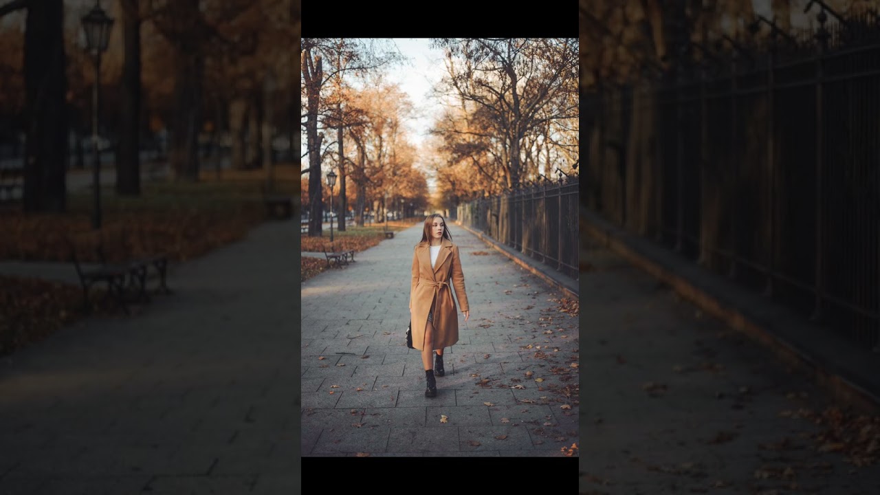 Autumn-Themed Portrait Photoshoot in the Park | Street Style | Fall Photography | Fashion