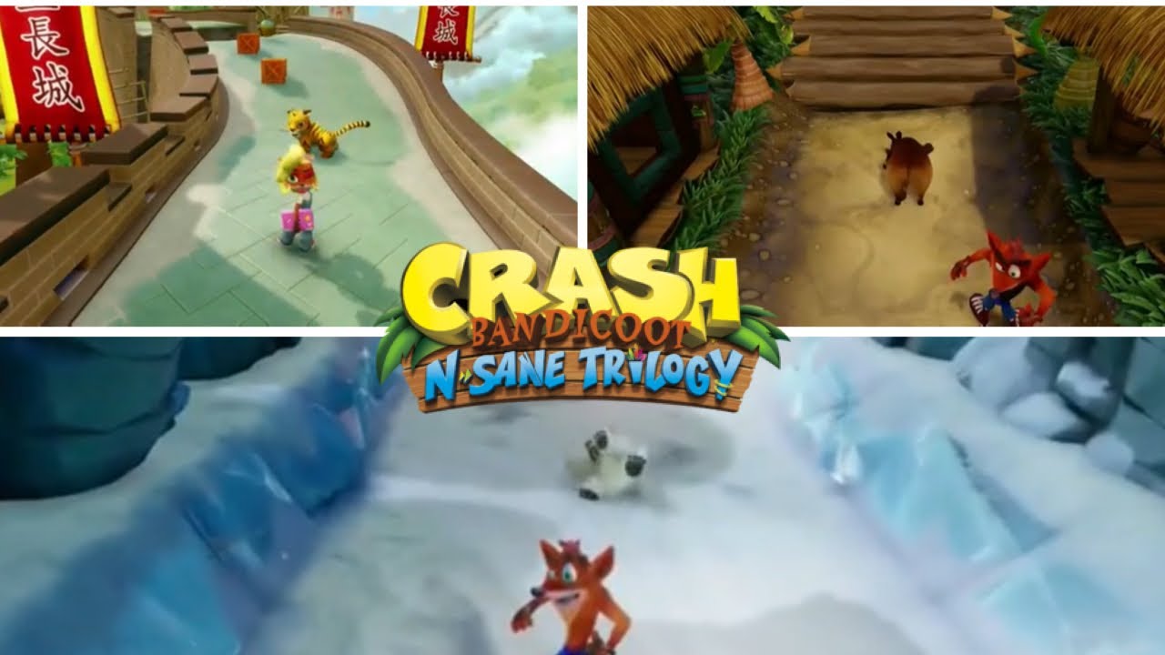 Crash Bandicoot N’Sane Trilogy The Animal Riding levels YouTube