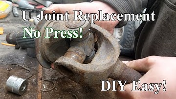 How to Replace a U-Joint (Without a Hydraulic Press)