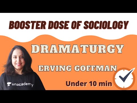 Video: Wat is dramaturgie volgens Goffman?