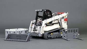 Skid Steer Loader - Lego Technic 42100 alternate model (Bobcat T870)