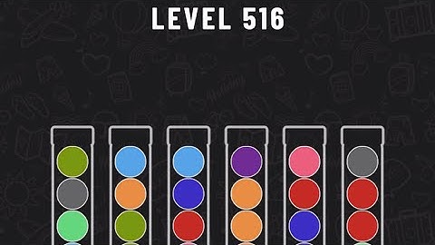 Ball Sort Puzzle Level 516 #ballsortpuzzle #ballsortpuzzlegameplay #puzzlegame #mobilegames