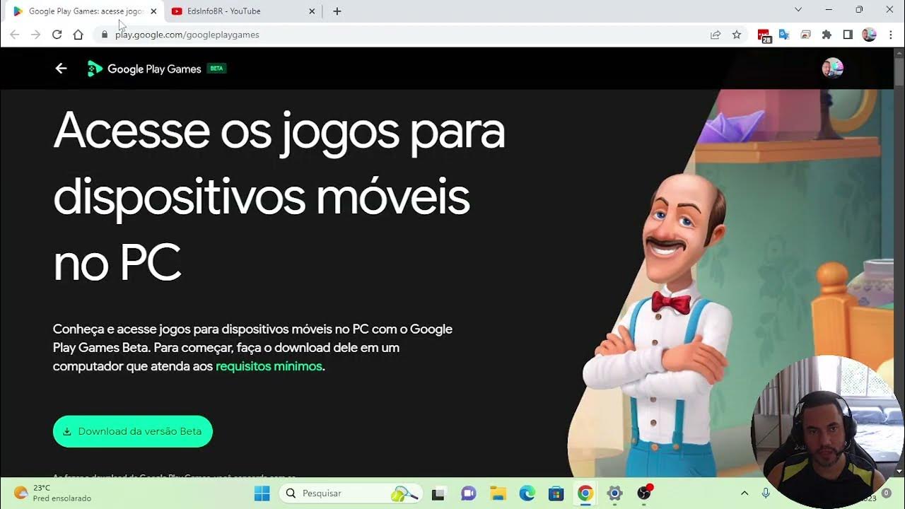 Google Play Games chega ao PC com Windows - Rode jogos Android no PC 