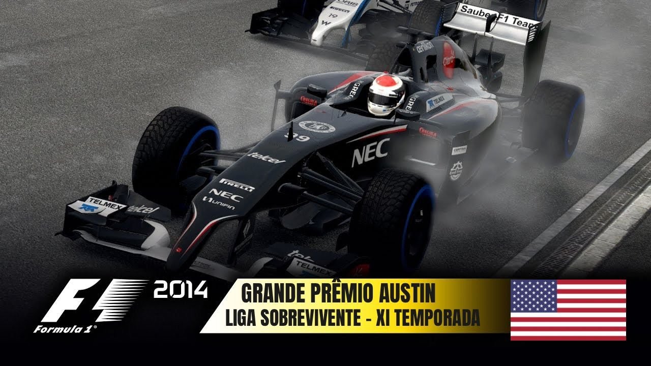 GP DOS ESTADOS UNIDOS (AUSTIN) - F1 2014 LIGA SOBREVIVENTES - XI TEMPORADA - PS3 ONLINE