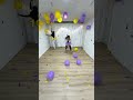 First to pop all balloons wins ? #challenge #game #kids #kidsgames #balloon #ballgame #viralshorts