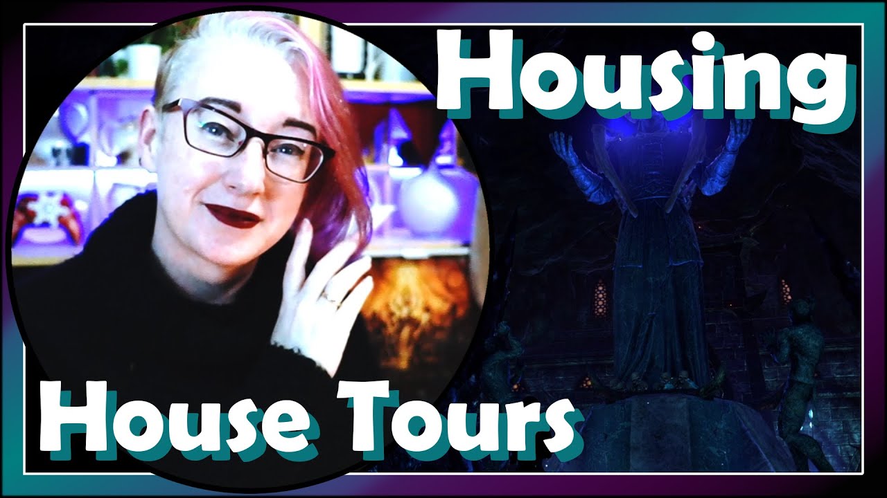 Lyranth's Library 🏡 House Tour Ebonheart Chateau ESO Housing Icy