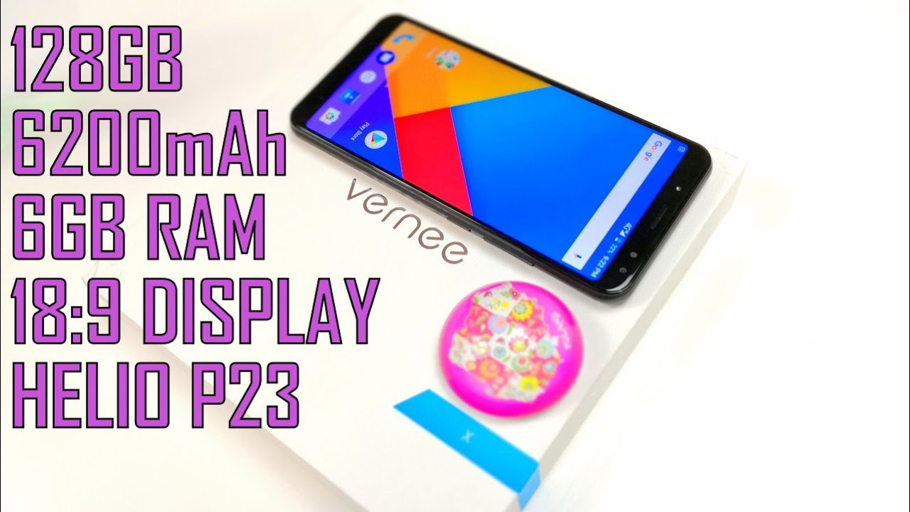 Vernee X Unboxing ( 128GB, 6200mAh, 6GB RAM, 18:9 Display, Helio P23, Face ID ) 4g vs lte