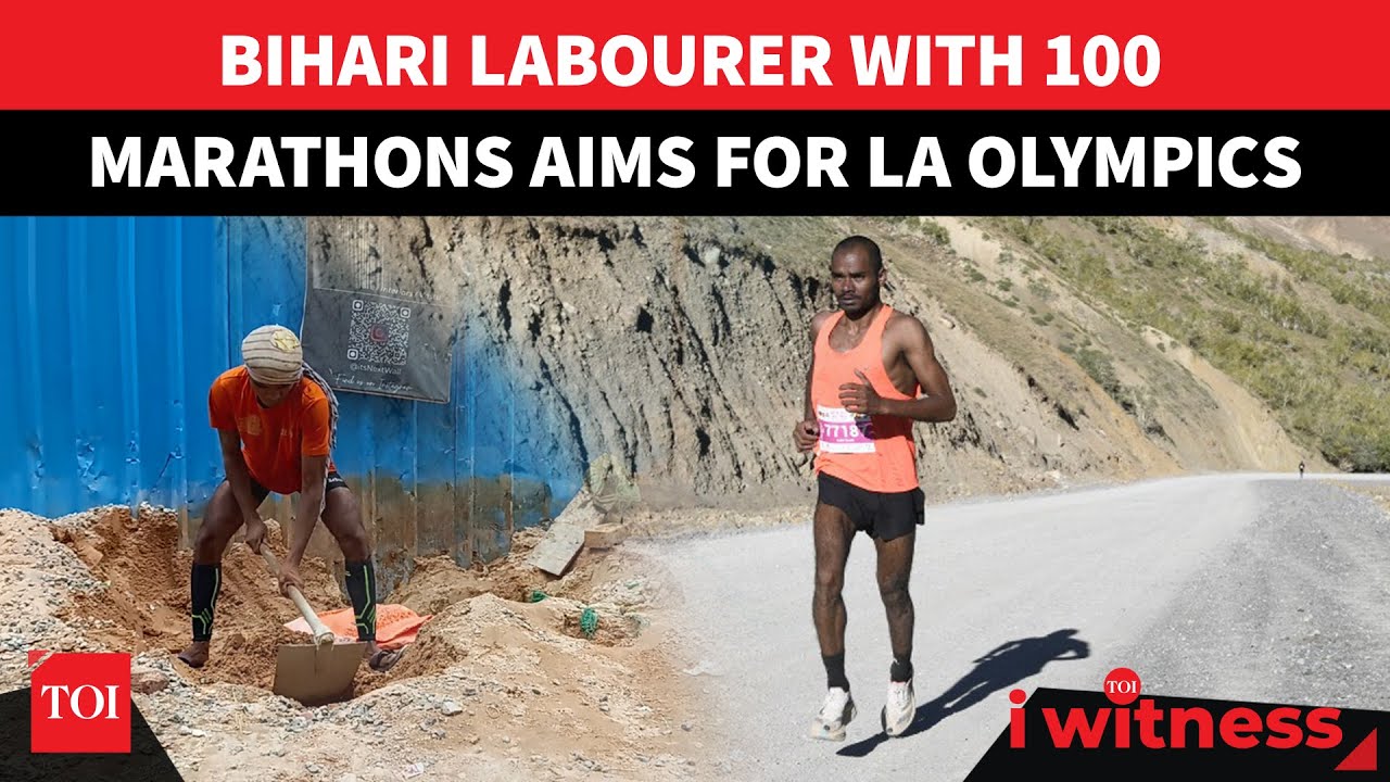 From Construction sites to eyeing the Olympics: Bihar labourer runs 100+ marathons