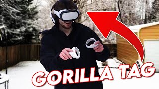 I Played Gorilla Tag OUTDOORS