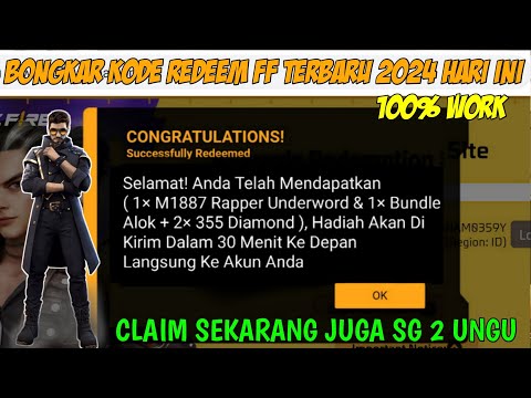 KODE REDEEM FREE FIRE TERBARU 1 MARET 2024 HARI INI