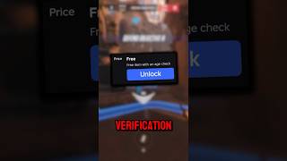 Roblox Age Verification Locked Clothing... #roblox