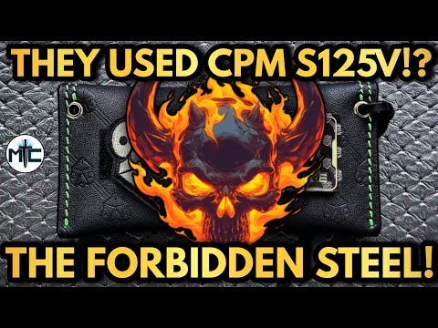 THEY ACTUALLY USED THE LEGENDARY CPM S125V STEEL FOR THIS KNIFE!!??