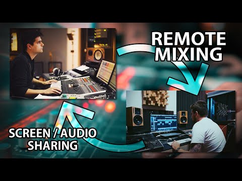 How To Set Up a Remote Mixing Session (Screen sharing + Audio streaming from a DAW)