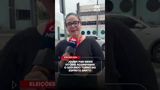 Eleições 2026: Jovem Pan News Vitória acompanha o segundo turno no Espírito Santo