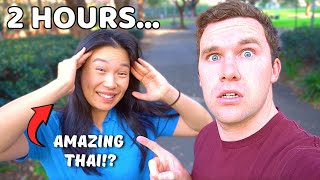 How Much Thai Can You Learn in 2 HOURS!? 🇹🇭