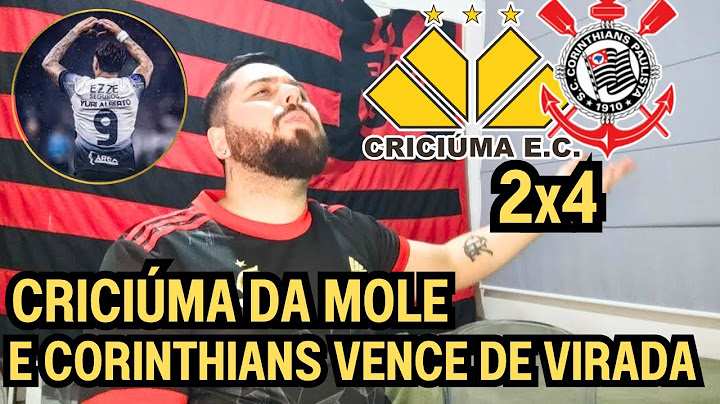 REACT MELHORES MOMENTOS CRICIÚMA 2X4 CORINTHIANS - YURI ALBERTO MARCA 2 E TIMÃO VENCE DE VIRADA