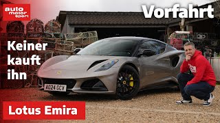 Lotus Emira: So fährt sich der Vierzylinder? – Vorfahrt (Review) | auto motor und sport