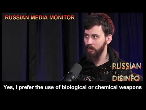 RT&#039;s Vladislav Ugolny wants to eliminate Ukraine&#039;s population with biologic or chemical weapons