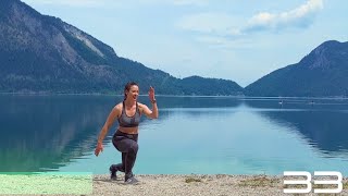 3 Pulse Jump Lunges Travelling Sideways | HIIT Boot Camp Drill