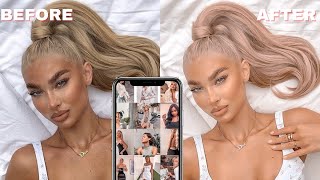 selfie Preset lightroom | how i edit my instagram photos / free preset screenshot 3