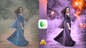 Snapseed dual colour effect tone photo editing | Lightroom background change trick | editing