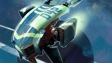 Spaceship 042 - Procreate Drawing Process