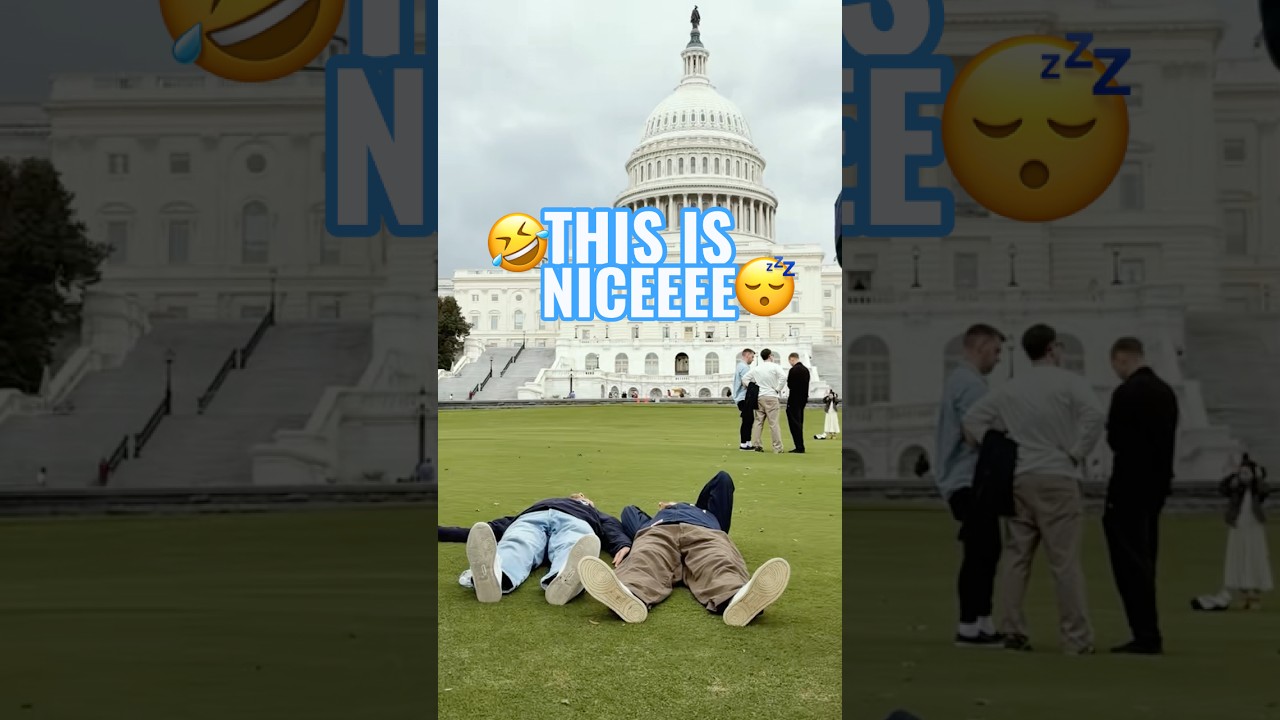 Kleiner Nap vor dem Capitol 😴