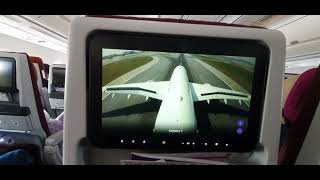 Flight Landing - Thai Airways From Bangkok To Seoul Incheon